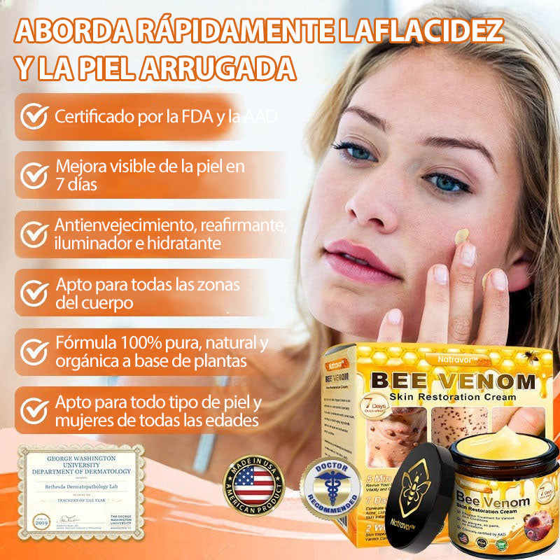 👨⚕️Tienda de Mayo Clinic y Cleveland Clinic: Hecho y enviado desde EE. UU. -✨ Natravor™ "Dermal Gold" Crema restauradora de la piel con veneno de abeja y botox - 🔥ÚLTIMO DÍA: 80 % DE DESCUENTO🔥