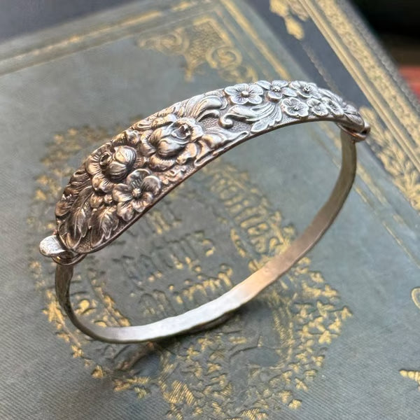 🔥LAST DAY 55% OFF✨Handmade Sterling Spoon Bangle - Crafted from Authentic Vintage Silverware🎁Buy 2 Free Shipping