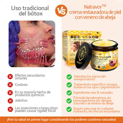 👨‍⚕️Tienda de Mayo Clinic y Cleveland Clinic: Hecho y enviado desde EE. UU. -✨ Natravor™ "Dermal Gold" Crema restauradora de la piel con veneno de abeja y botox - 🔥ÚLTIMO DÍA: 80 % DE DESCUENTO🔥