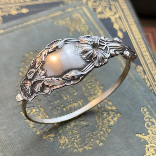 🔥LAST DAY 55% OFF✨Handmade Sterling Spoon Bangle - Crafted from Authentic Vintage Silverware🎁Buy 2 Free Shipping